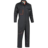Yukirtiq Men's Coveralls Mechanic Work Jumpsuit Multi Pockets Overalls Long Sleeve Workwear Coverall