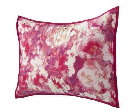 Amazon Com Xhilaration Soft Floral Standard Pillow Sham Pink