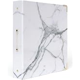 russell+hazel Marble Patent Signature 3 Ring Binder