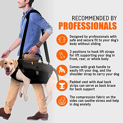 NeoAlly Sturdy Dog Lift Harness Full Body Support & Mobility Aids