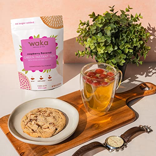 Waka Quality Instant Tea — No Sugar Added & Unsweetened Raspberry