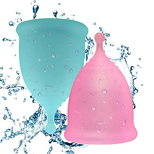 2 EcoBlossom+Menstrual+Cups+Reusable+Medical+Grade