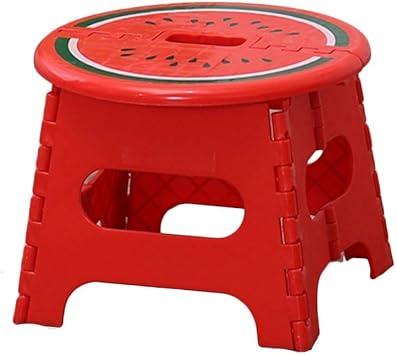 Amazon Co Jp Ajh子供用テーブルと椅子プラスチック折りたたみスツール ポータブルスリップ防止スツールホームアウトドアキャンプ ペダルスモールベンチ レッド スポーツ アウトドア
