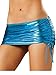 Holly Gibbons Women's Shiny Stretchy Metallic Liquid Wet Look Bodycon Skirt