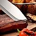 Rada Cutlery Old Fashioned Butcher Knife – Stainless Steel Blade With Stainless Steel Black Resin Handle, 12-1/8 Inches