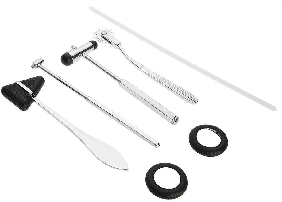 Alupre 5 in 1 Neurological Hammer Muscle Reflex Diagnostic Hammer Health Care Percussor Kit