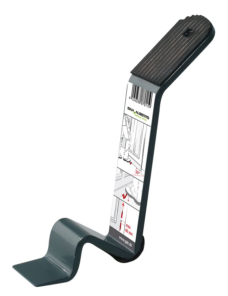 Gah-Alberts 870119 Door Lifter for Lifting and Hinging Internal Doors RAL 7016 Anthracite Grey