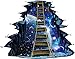 CNUSER 3D Galaxy Bridge Floor Wall Sticker, Removable Mural Decals Vinyl Art Living Room Decors