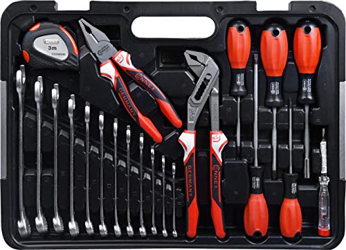 Connex Werkzeugkoffer 82-teilig - Robuster Kunststoffkoffer - Mit Spannverschlüssen - Made in Germany Zangen - Für… – Bild 4