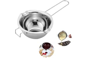 ROARINGWILD Chocolate Melting Pot Stainless Steel Double Boiler Pot for Melting Candy Baking Heating Melting Bowl Baking Tool