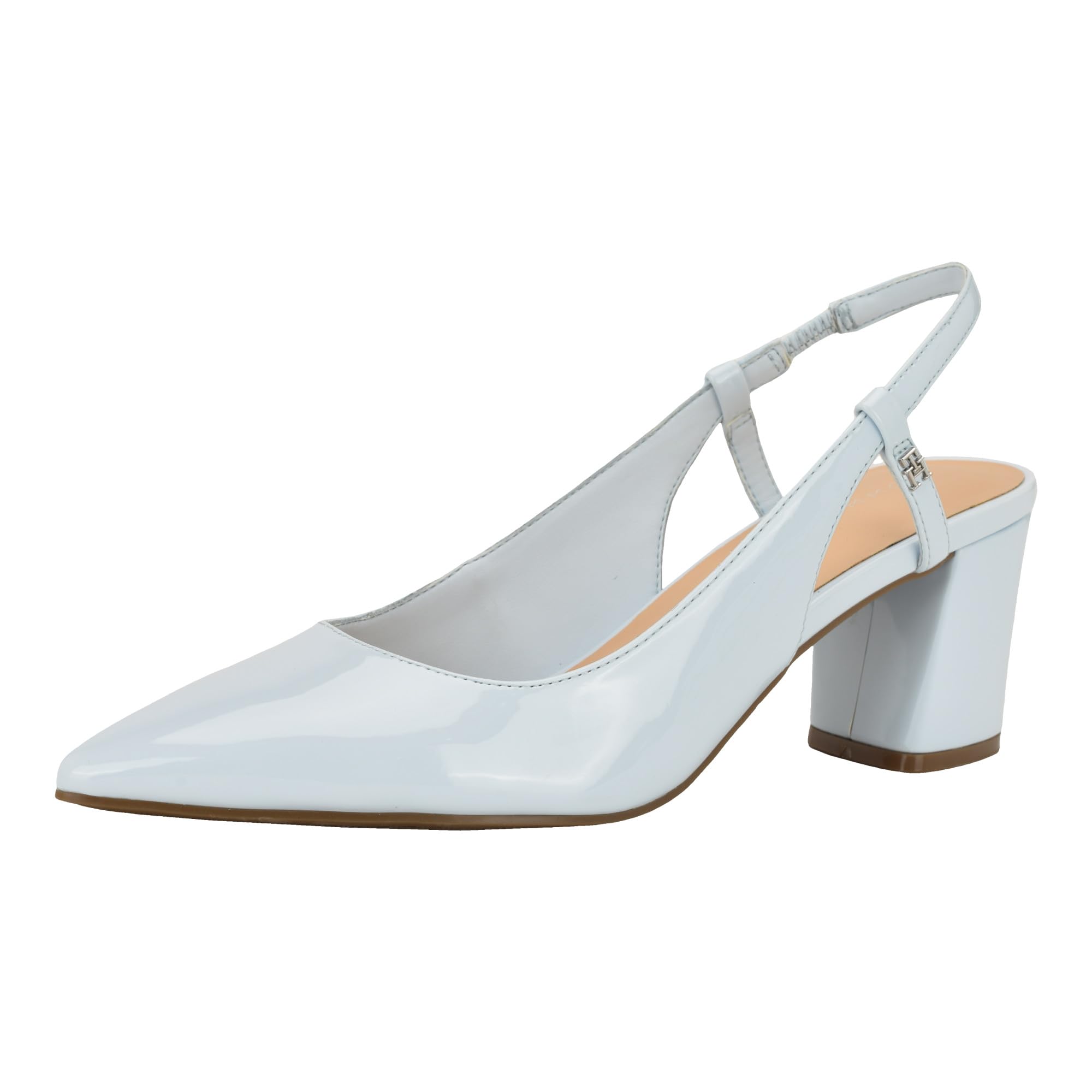 Tommy Hilfiger Women’s Jezibee Light Blue Patent 450 9.5 Medium