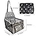 Upworld Pet Dog Car Booster Seat Carrier, Dog Puppy Cat Travel Safety Seat Carrier with Dog Seat Belt，Foldable Portable and Waterproof Non-Slip for Dog Cat up to 25lbs (Grey)