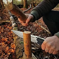 KOMWERO Fixed Blade Knife with Kydex