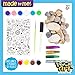 Made By Me Rock Art Kit, Rock Painting Arts and Crafts Kit, Includes 3 Pounds of Rocks and 12 Paints, Great Summer Activity or Birthday Party Fun, Perfect Outside Craft Idea for Kids Ages 6, 7, 8, 9