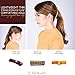 RC ROCHE ORNAMENT 6 Pcs Womens Thin Banana Ponytail Maker Holder Cute Secure Grip Hair No Slip Girls Ladies Beauty Fashion Accessory Clamp Clasp Clip, Medium Classic Multicolor