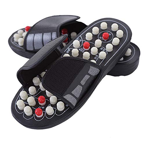 Evaliana Acupoint Rotating Foot Massage Shoes Slippers Sandal Feet Reflexology Acupressure Acupuncture Therapy Medical… - Image 4