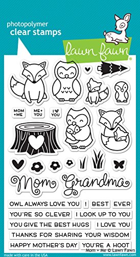 Lawn fawn clear stamp - mom + me