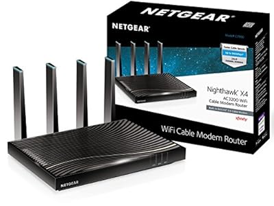 NETGEAR Nighthawk AC1900 (24x8) DOCSIS 3.0 WiFi Cable Modem Router for XFINITY Internet & Voice (C7100V) Ideal for Xfinity Internet and Voice Services