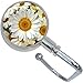 NewCharms White Daisies Photo Purse Hanger