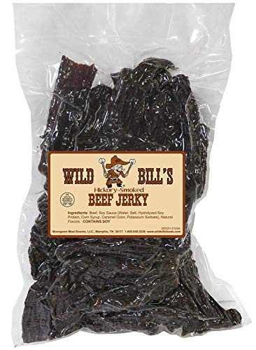 Wild Bills Hickory Smoked Beef Jerky Tender Tips (Pieces), 15-Ounce