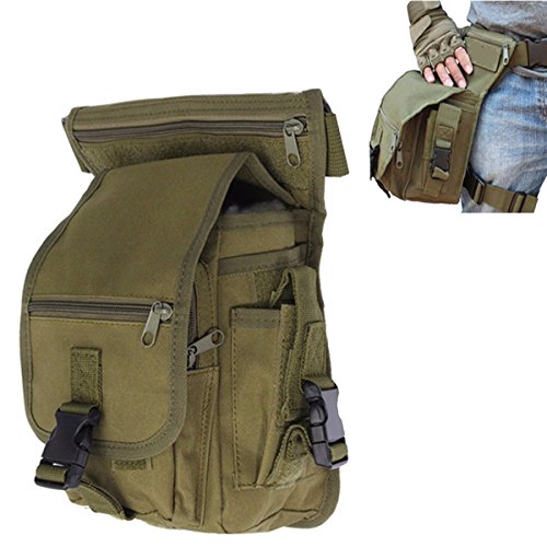 Multi-purpose drop leg bag,military tactical canvas wai…