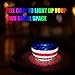 Color Changing Mosaic Solar Light, Pandawill Waterproof/Weatherproof Crystal Glass Globe Ball Light for for Garden, Patio, Party, Yard, Outdoor/Indoor Decorations (Stars and Stripes）
