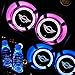 Auto Sport 2PCS LED Cup Holder Mat Pad Coaster with USB Rechargeable Interior Decoration Light Fit Mini Accessories