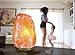 Bel Air Naturals Himalayan Salt Lamp - Hand Carved Natural Pink Hymilian Salt Rock Crystal Hymalain Salt Lamps - Premium Quality Genuine Wood Base - UL Listed Brightness (Himalayan Salt Lamp 7-9)