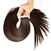 YILITE Tape in Human Hair Extensions Human Hair 16inch #2 Darkest Brown Full Cuticle Virgin Hair Straight Tape in Hair Extensions 40g 20pcs