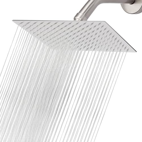 NearMoon Rectangle Shower Head Brushed Nickel
