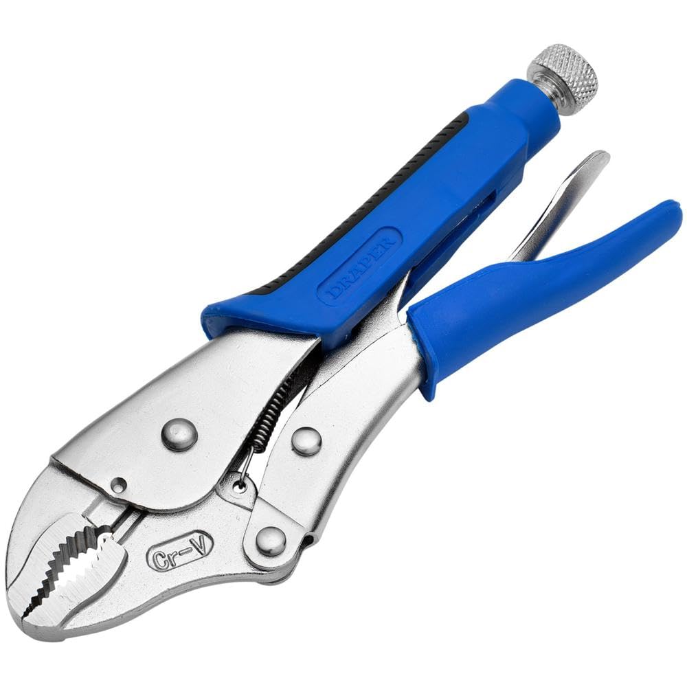 Draper 89124 250mm Curved Jaw Soft Grip Pliers