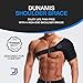 Dunamis Premium Shoulder Brace: Pain Relief & Support Brace for Men & Women| Adjustable Compression Wrap Band for Left & Right Shoulder| Relieve Rotator Cuff Injury, Dislocated Joint & Shoulder Pain