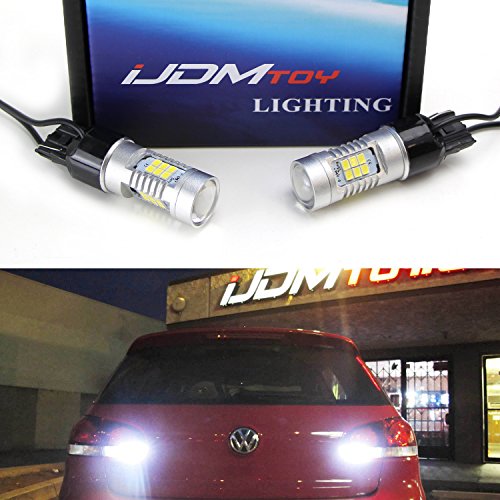 iJDMTOY Error Free 21-SMD 7440 W21W LED Backup Reverse Light Bulbs For 2010-2014 Volkswagen MK6 Golf or GTi