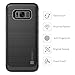 Samsung Galaxy S8 Case, Ubittek Resilient Shock Absorption and Carbon Fiber Design Case for Samsung Galaxy S8 (2017) - Black