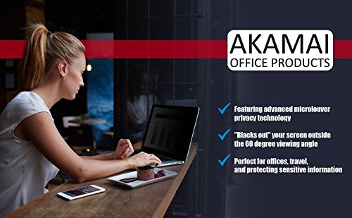 Easy On/Off Privacy Screen Filter for 13.3 inch Edge to Edge Glass Widescreen Laptop - Works on Touchscreens - PLEASE MEASURE CAREFULLY