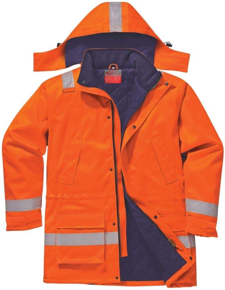 Portwest FR Anti-Static Winter Jacket, Size: XXXL, Colour: Navy, FR59NARXXXL, 3XL - Image 4