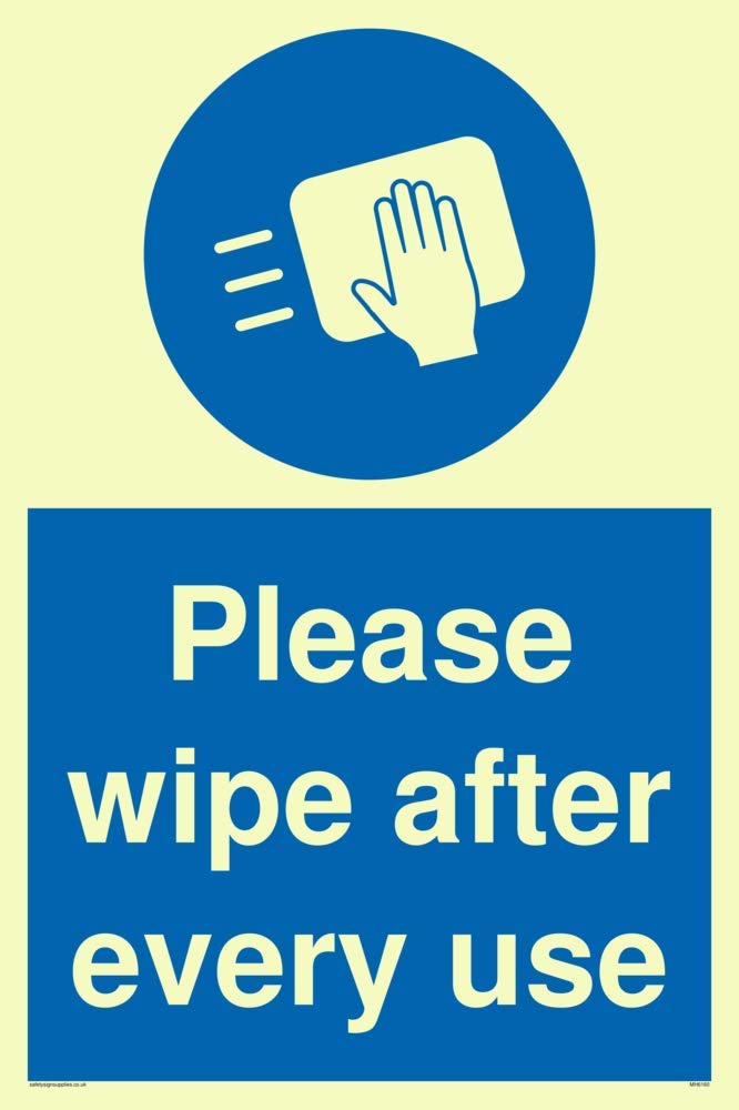 Please wipe after every use