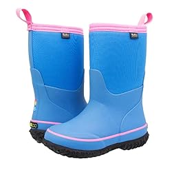 MCIKCC Kids Waterproof Rain Boots,Classic Snow Mud