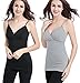 Nursing Tops Tank Shirt Cami Sleep Bra for Maternity and Breastfeeding