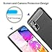GSDCB Samsung Galaxy A51 Case, Air Cushion Shockproof Carbon Fiber Protective Case with Brushed Texture Soft Flexible TPU Ultra Thin Slim Fit Design for Women Men Girls Kids Boys (Black)