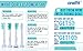 Generic Philips Sonicare Toothbrush Heads Replacement - Compatible for HX6014 HX6013 ProResults PowerUp Essence+ DiamondClean HealthyWhite+ Flexcare+ - 4 pcs with Nylon Bristles for Gum Plaque Control