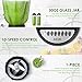 Aicok Professional Blender with Glass for Shakes and Smoothies Food Processor Combo, 10-Speed 50oz Smoothie Blender Maker, Glass Jar Blender, Ice Crush Blenders, 6-Cup Chopper Mixing, Dessert