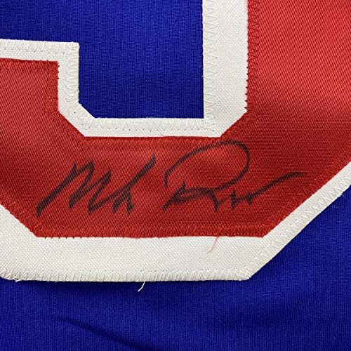 Mike Richter Autographed New York (Blue #35) Custom Hockey Jersey - JSA