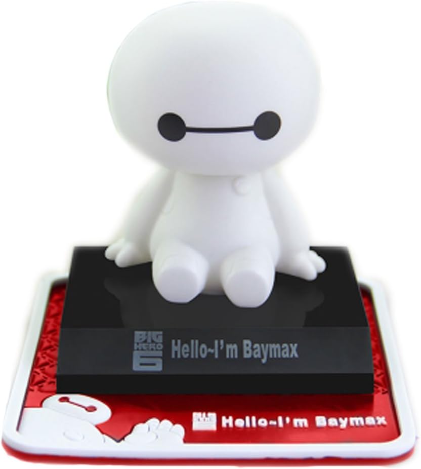 NUBEN Car Cellphone Mounts Mobil Holder Ornaments Baymax Shaking Head