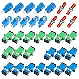 fyboptwu - 35 Packs Fiber Optic Couplers Kit for SC