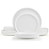 Mikasa Marion Chip Resistant 12 Piece Dinnerware Set, Service for 4