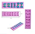 Easting 6 Mini Bows Silicone Mould Fondant Sugar Bow Craft Molds DIY Cake Decorating