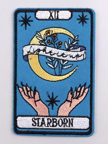 Starborn Star Born Galaxy Universe Night Sky Stars Moon Hands XII Tarot Card Fortune Telling Teller 3.6