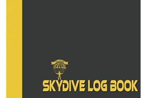 Skydive Log Book: parachute jump Logbook, Skydiving Record Journal, Logbook for Jumps