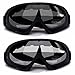 Ski Goggles 2 Pack Snowboard Goggles Skate Glasses Motorcycle Cycling Goggles UV400 Protection Windproof Dustproof Anti-Glare Lenses for Men Women Youth Kids